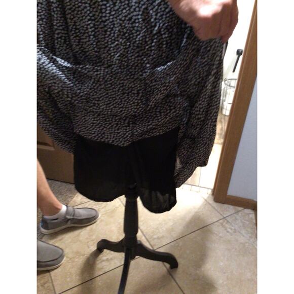 She + Sky Long Sleeve Sheer Black Dress – Zipper Back – NWT Size M - Picture 4 of 5